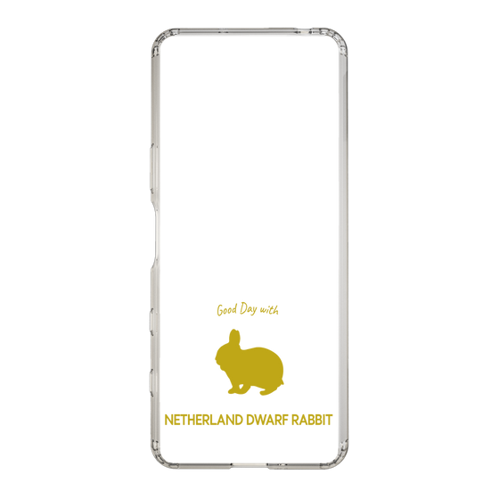 スリムプロテクションケース［ &UCHINOCO - うさぎ - ネザーランドドワーフ ］