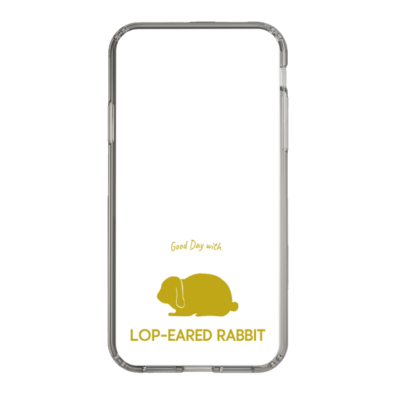 スリムプロテクションケース［ &UCHINOCO - うさぎ - ロップイヤー ］
