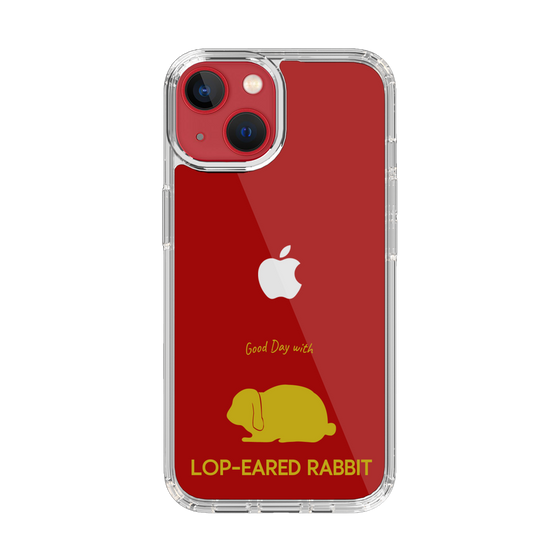 スリムプロテクションケース［ &UCHINOCO - うさぎ - ロップイヤー ］