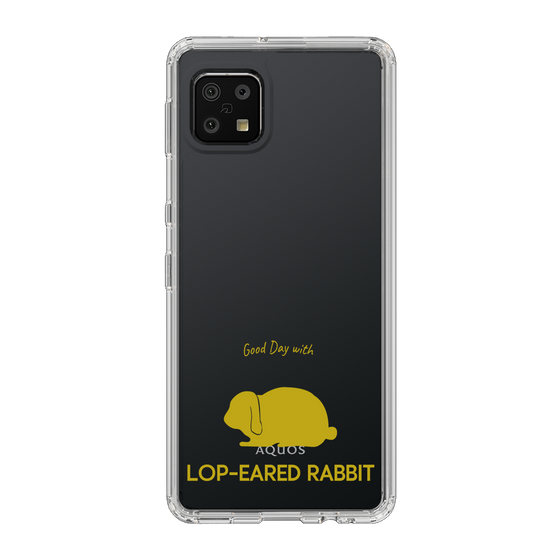 スリムプロテクションケース［ &UCHINOCO - うさぎ - ロップイヤー ］