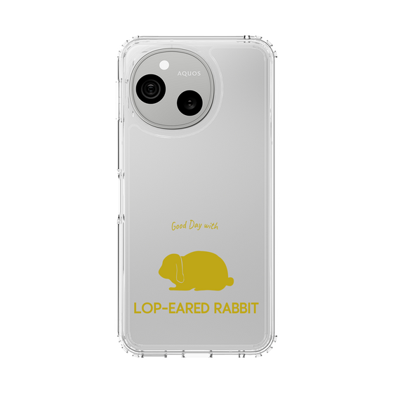 スリムプロテクションケース［ &UCHINOCO - うさぎ - ロップイヤー ］