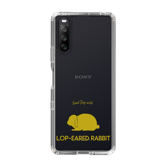 スリムプロテクションケース［ &UCHINOCO - うさぎ - ロップイヤー ］