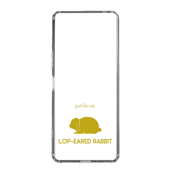 スリムプロテクションケース［ &UCHINOCO - うさぎ - ロップイヤー ］