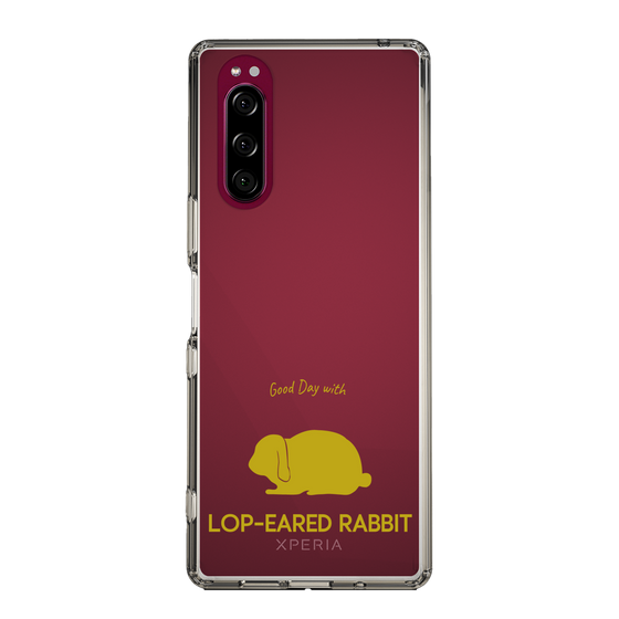 スリムプロテクションケース［ &UCHINOCO - うさぎ - ロップイヤー ］