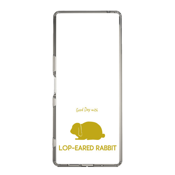 スリムプロテクションケース［ &UCHINOCO - うさぎ - ロップイヤー ］