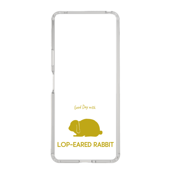 スリムプロテクションケース［ &UCHINOCO - うさぎ - ロップイヤー ］