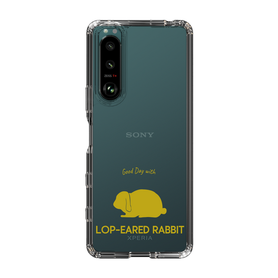 スリムプロテクションケース［ &UCHINOCO - うさぎ - ロップイヤー ］