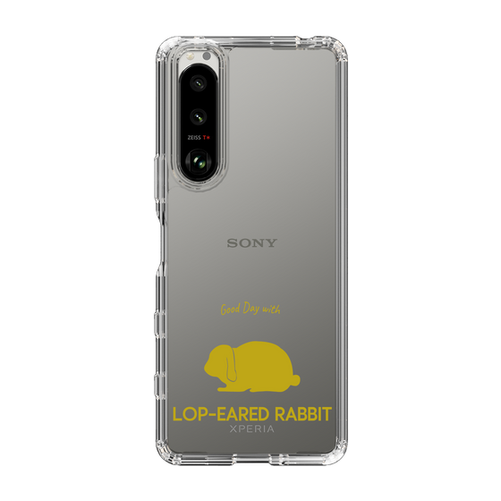 スリムプロテクションケース［ &UCHINOCO - うさぎ - ロップイヤー ］