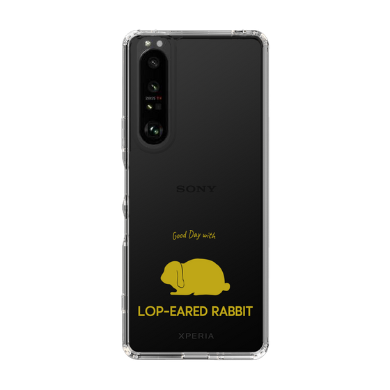 スリムプロテクションケース［ &UCHINOCO - うさぎ - ロップイヤー ］