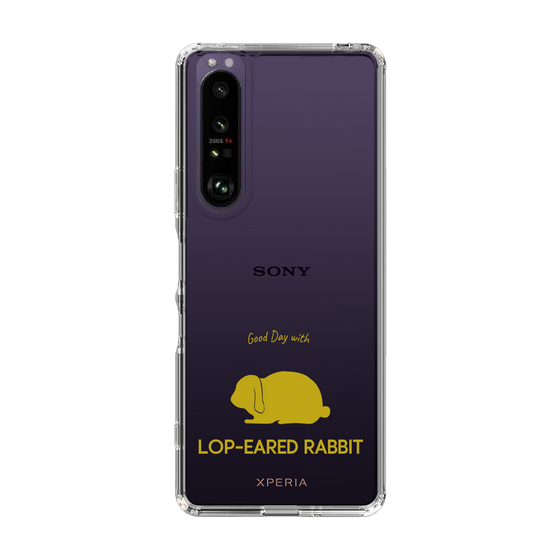 スリムプロテクションケース［ &UCHINOCO - うさぎ - ロップイヤー ］