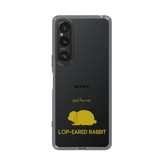 スリムプロテクションケース［ &UCHINOCO - うさぎ - ロップイヤー ］