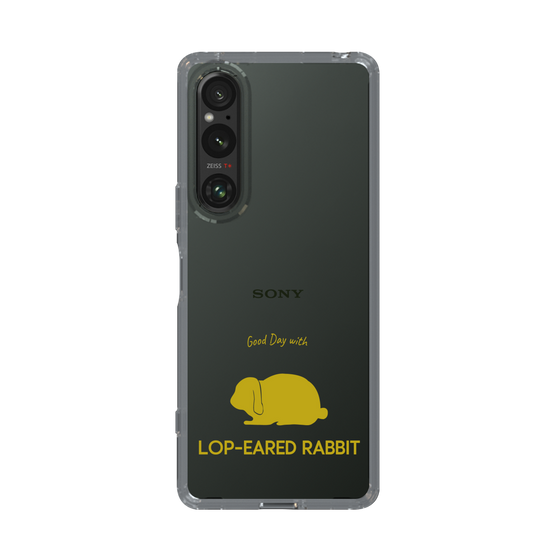 スリムプロテクションケース［ &UCHINOCO - うさぎ - ロップイヤー ］