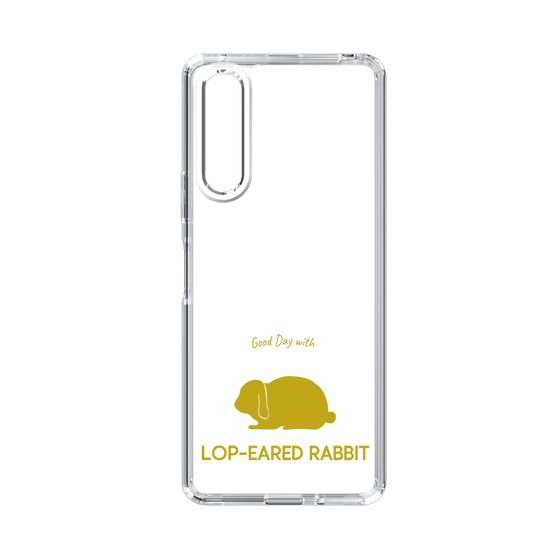 スリムプロテクションケース［ &UCHINOCO - うさぎ - ロップイヤー ］