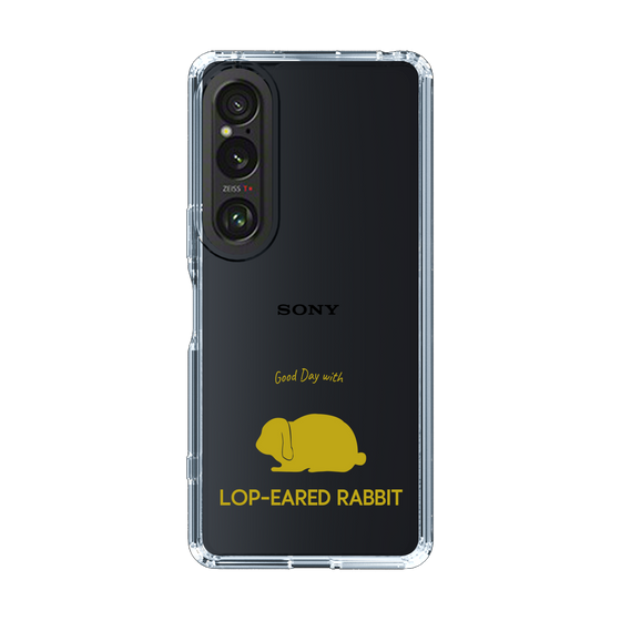 スリムプロテクションケース［ &UCHINOCO - うさぎ - ロップイヤー ］