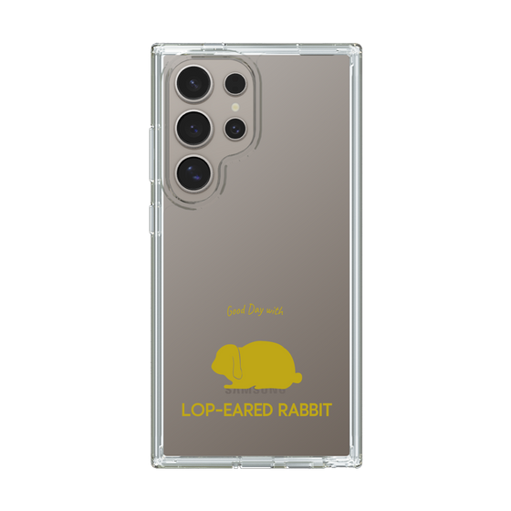 スリムプロテクションケース［ &UCHINOCO - うさぎ - ロップイヤー ］