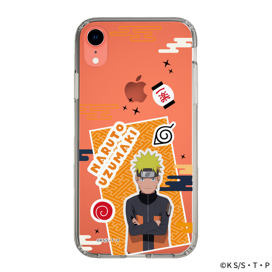 スリムプロテクションケース［ NARUTO -ナルト- 疾風伝 - ステッカー - うずまきナルト ］