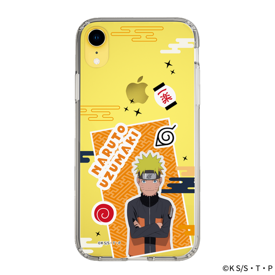 スリムプロテクションケース［ NARUTO -ナルト- 疾風伝 - ステッカー - うずまきナルト ］