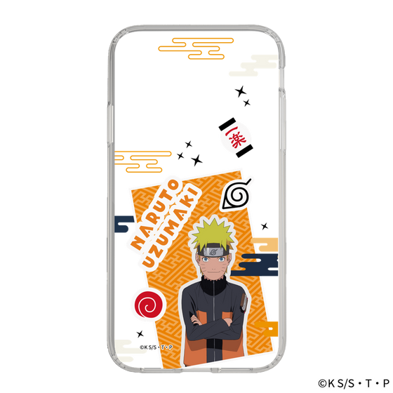 スリムプロテクションケース［ NARUTO -ナルト- 疾風伝 - ステッカー - うずまきナルト ］