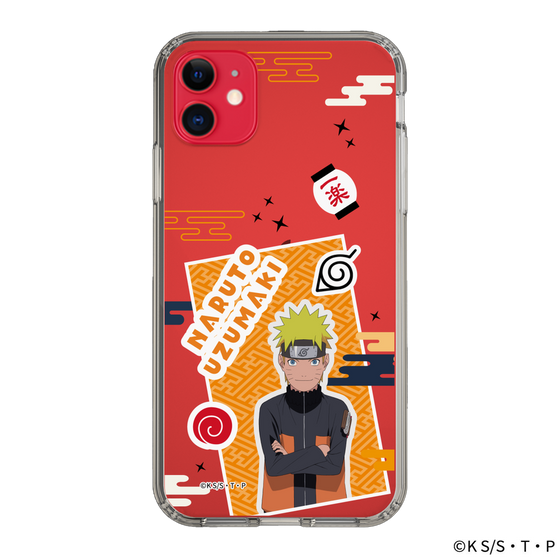 スリムプロテクションケース［ NARUTO -ナルト- 疾風伝 - ステッカー - うずまきナルト ］