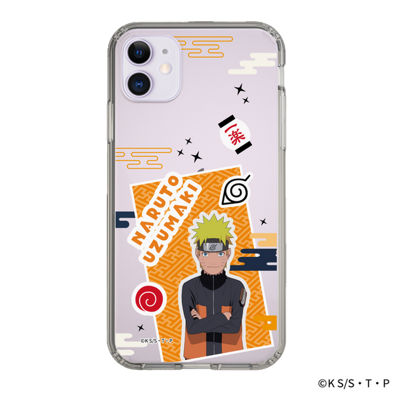 スリムプロテクションケース［ NARUTO -ナルト- 疾風伝 - ステッカー - うずまきナルト ］