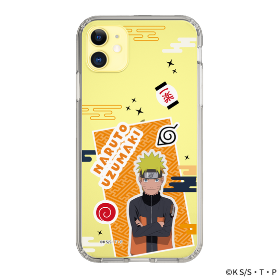 スリムプロテクションケース［ NARUTO -ナルト- 疾風伝 - ステッカー - うずまきナルト ］