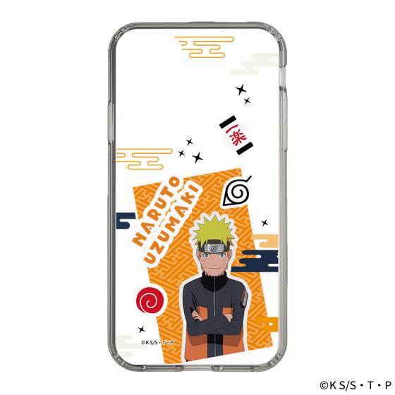 スリムプロテクションケース［ NARUTO -ナルト- 疾風伝 - ステッカー - うずまきナルト ］