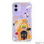 スリムプロテクションケース［ NARUTO -ナルト- 疾風伝 - ステッカー - うずまきナルト ］