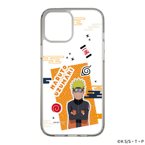 スリムプロテクションケース［ NARUTO -ナルト- 疾風伝 - ステッカー - うずまきナルト ］