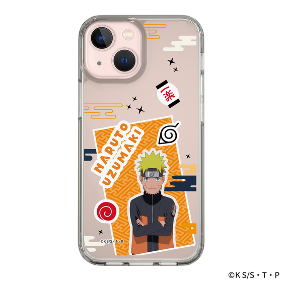 スリムプロテクションケース［ NARUTO-ナルト- 疾風伝 - ステッカー - うずまきナルト ］