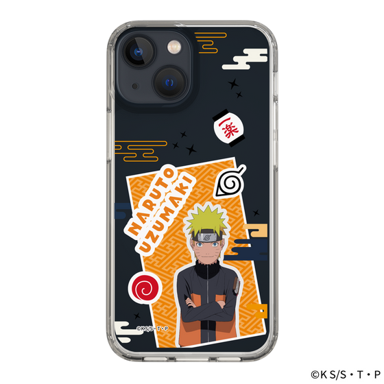 スリムプロテクションケース［ NARUTO -ナルト- 疾風伝 - ステッカー - うずまきナルト ］