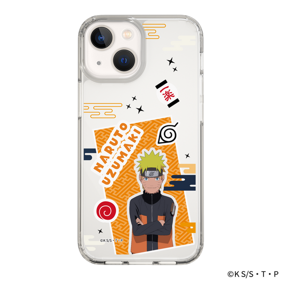 スリムプロテクションケース［ NARUTO -ナルト- 疾風伝 - ステッカー - うずまきナルト ］