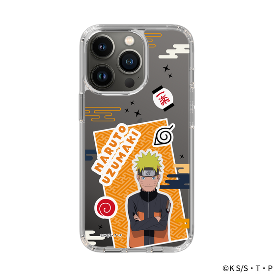 スリムプロテクションケース［ NARUTO -ナルト- 疾風伝 - ステッカー - うずまきナルト ］