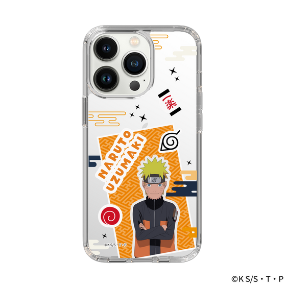 スリムプロテクションケース［ NARUTO -ナルト- 疾風伝 - ステッカー - うずまきナルト ］