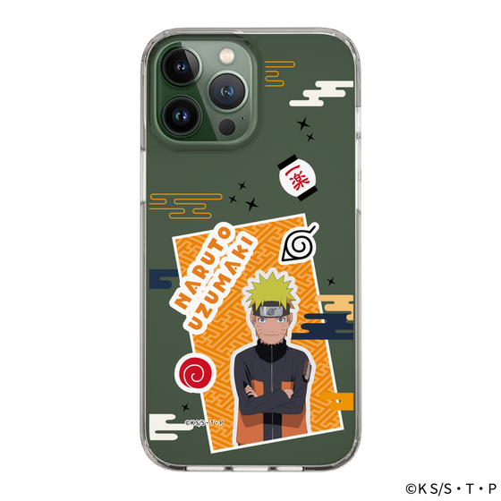 スリムプロテクションケース［ NARUTO-ナルト- 疾風伝 - ステッカー - うずまきナルト ］