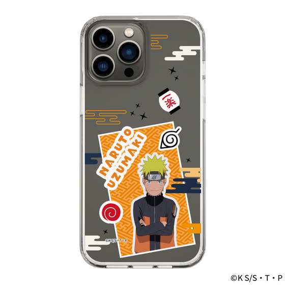 スリムプロテクションケース［ NARUTO -ナルト- 疾風伝 - ステッカー - うずまきナルト ］