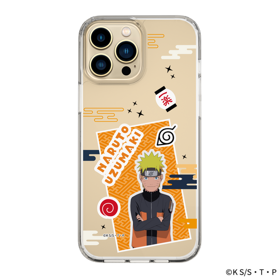 スリムプロテクションケース［ NARUTO -ナルト- 疾風伝 - ステッカー - うずまきナルト ］