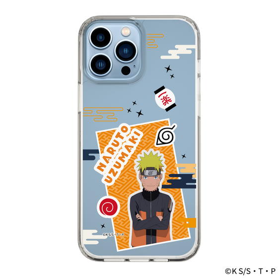 スリムプロテクションケース［ NARUTO -ナルト- 疾風伝 - ステッカー - うずまきナルト ］