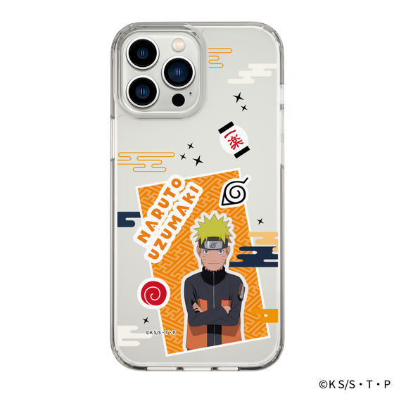 スリムプロテクションケース［ NARUTO -ナルト- 疾風伝 - ステッカー - うずまきナルト ］