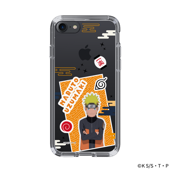 スリムプロテクションケース［ NARUTO -ナルト- 疾風伝 - ステッカー - うずまきナルト ］