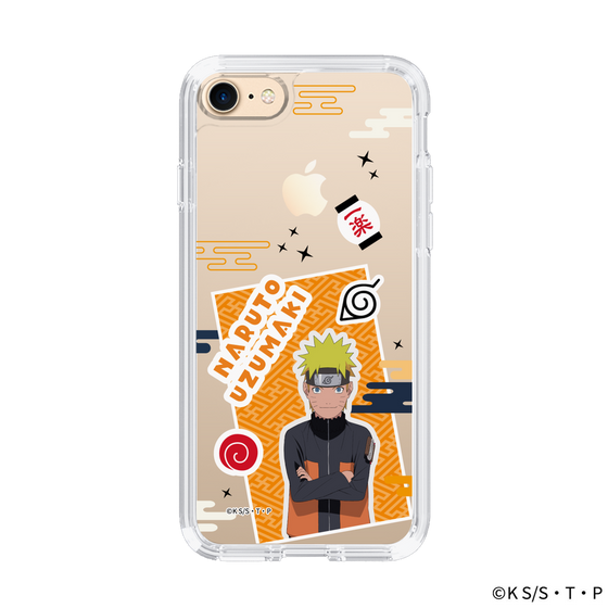 スリムプロテクションケース［ NARUTO -ナルト- 疾風伝 - ステッカー - うずまきナルト ］