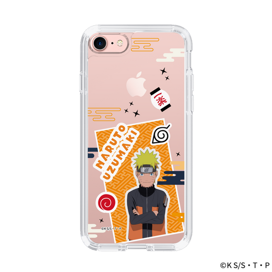 スリムプロテクションケース［ NARUTO -ナルト- 疾風伝 - ステッカー - うずまきナルト ］