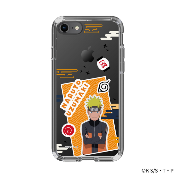 スリムプロテクションケース［ NARUTO -ナルト- 疾風伝 - ステッカー - うずまきナルト ］