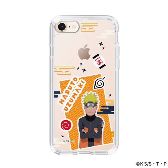 スリムプロテクションケース［ NARUTO -ナルト- 疾風伝 - ステッカー - うずまきナルト ］