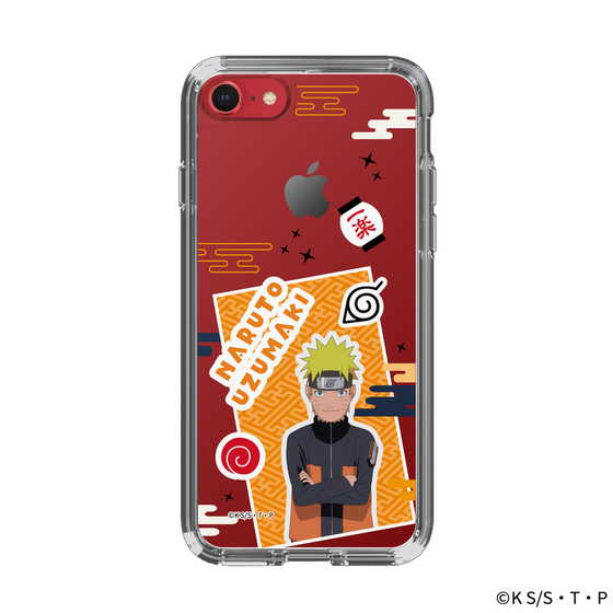 スリムプロテクションケース［ NARUTO -ナルト- 疾風伝 - ステッカー - うずまきナルト ］