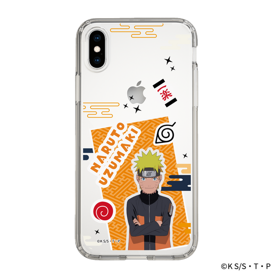 スリムプロテクションケース［ NARUTO -ナルト- 疾風伝 - ステッカー - うずまきナルト ］