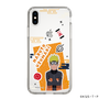 スリムプロテクションケース［ NARUTO -ナルト- 疾風伝 - ステッカー - うずまきナルト ］