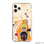 スリムプロテクションケース［ NARUTO -ナルト- 疾風伝 - ステッカー - うずまきナルト ］