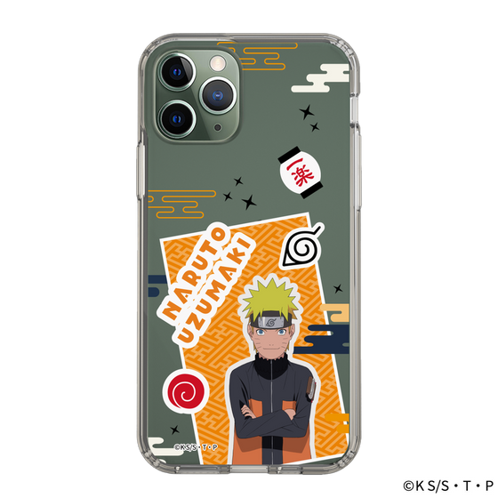 スリムプロテクションケース［ NARUTO -ナルト- 疾風伝 - ステッカー - うずまきナルト ］