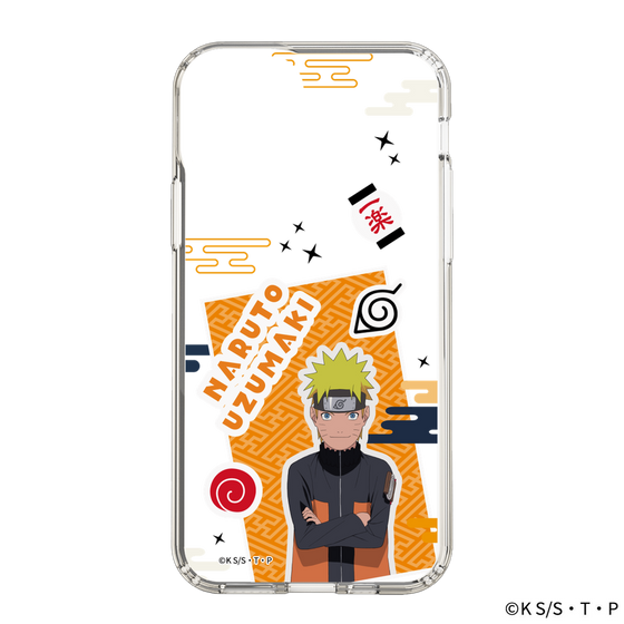 スリムプロテクションケース［ NARUTO -ナルト- 疾風伝 - ステッカー - うずまきナルト ］