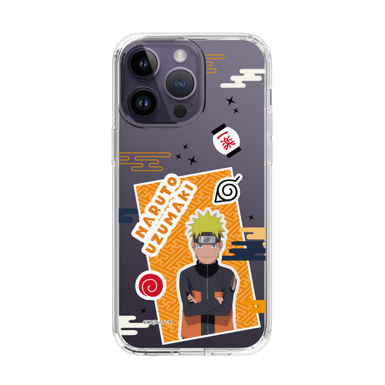 スリムプロテクションケース［ NARUTO -ナルト- 疾風伝 - ステッカー - うずまきナルト ］